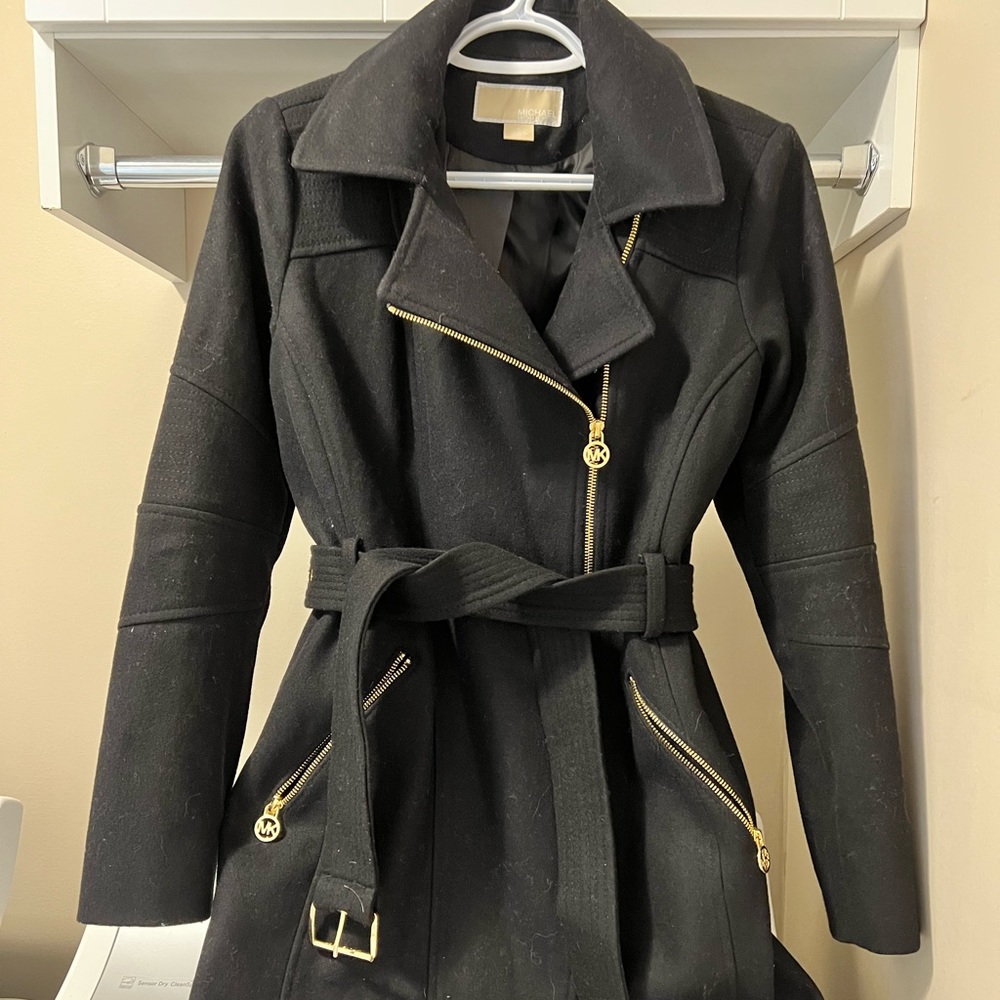 Women’s Micheal Kors Size Small Black Wool Coat